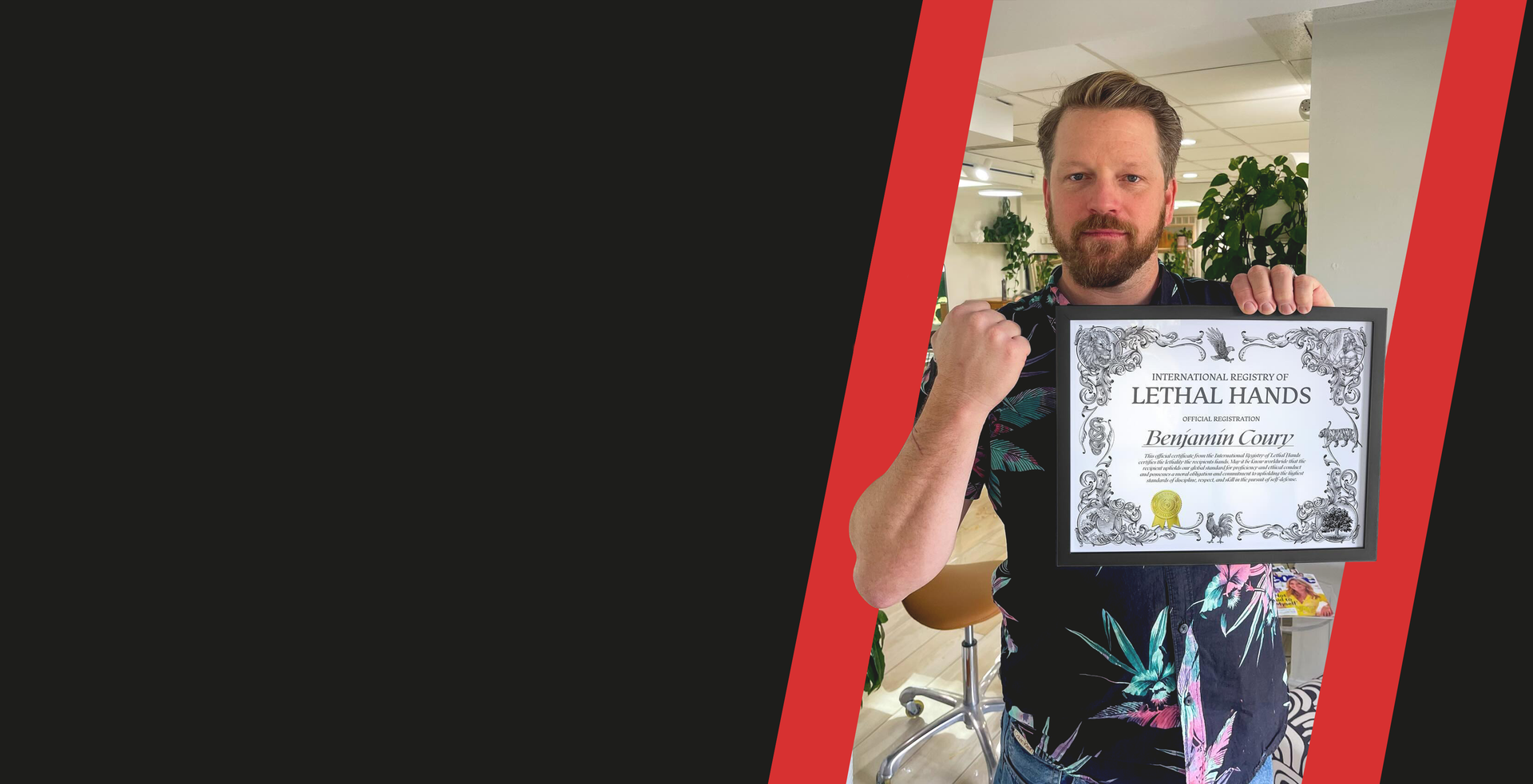 Register Your Hands as Lethal Weapons International Registry of